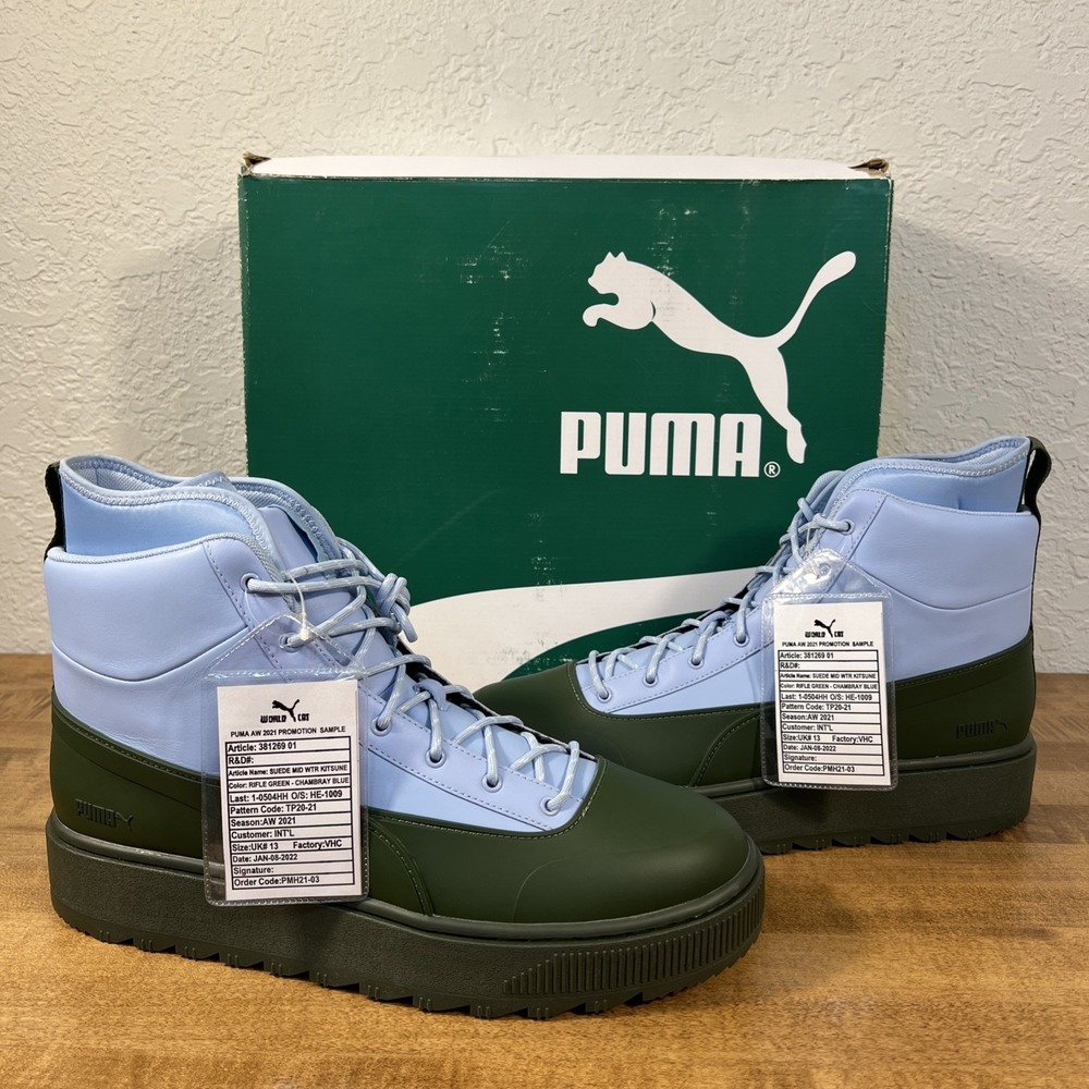 PUMA x MAISON KITSUNÉ Suede Mid 2021 Promotional Sample Size 14‎ Men's 381269-01